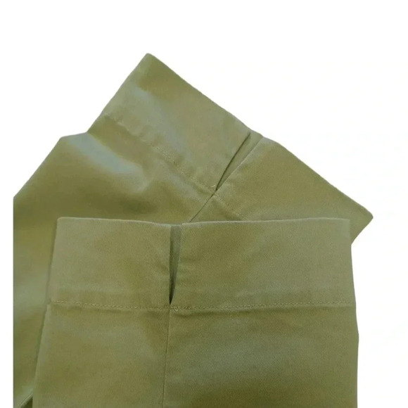 Northern Reflections Chino Crop  Green Pants Size 12 - Picture 5 of 8